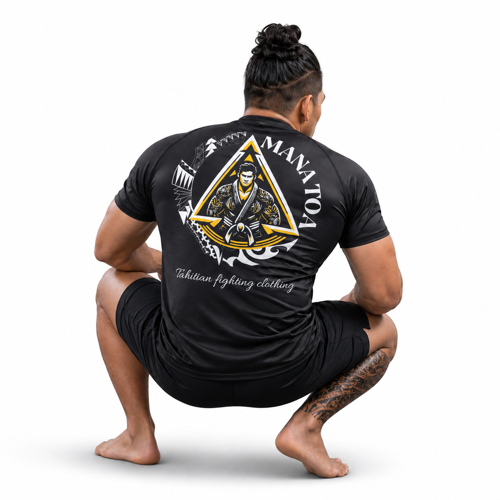 Rashguard manche courte homme – Polynésien | Mana Univers