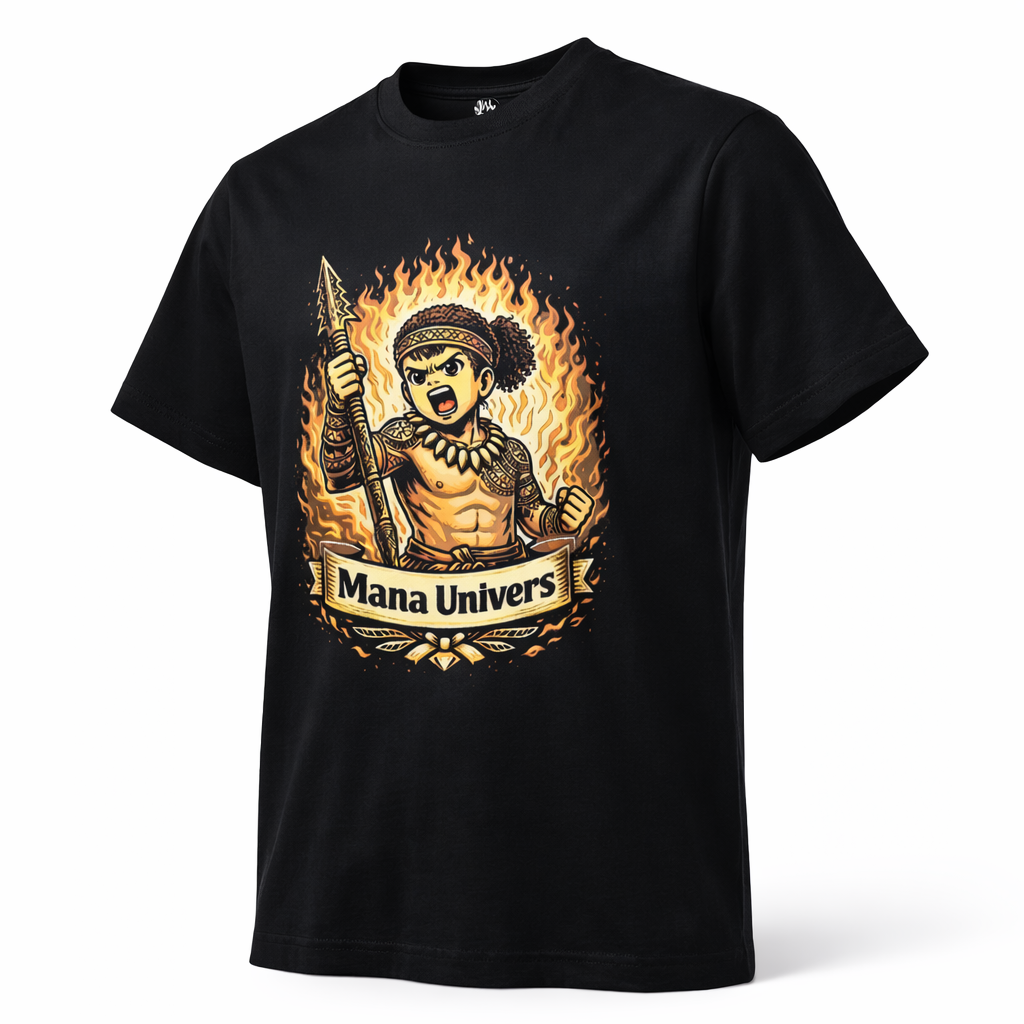 Tee-shirt enfant garçon polynésien- Esprit Guerrier I Mana Univers